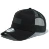 ニューエラ NEW ERA　キャップ 9FORTY A-Frame トラッカー Leather Patch ボックスロゴ 13515926 ブラック　2023年モデル ブラック（13515926）