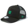 ニューエラ NEW ERA　キャップ 9FORTY A-Frame トラッカー Diamond Era ダイアモンドエラ Square NEW ERA スクエアニューエラ ミニロゴ 13517946 ブラック　2023年モデル ブラック（13517946）