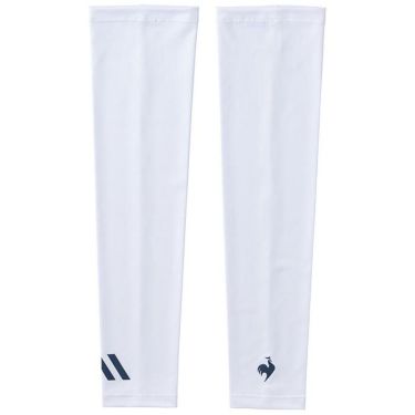 ルコック Le coq sportif　メンズ クーリング UV アームカバー QGBVJD50 WH00 ホワイト　2023年モデル ホワイト（WH00）