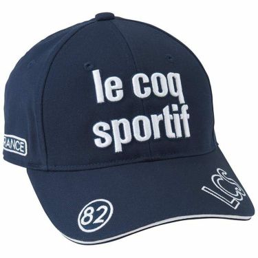 ルコック Le coq sportif　レディース コットンツイル キャップ QGCVJC00 NV00 ネイビー　2023年モデル 詳細1