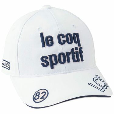 ルコック Le coq sportif　レディース コットンツイル キャップ QGCVJC00 WH00 ホワイト　2023年モデル 詳細1