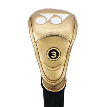 ヨネックス YONEX　岩井プロ 使用 プロレプリカ フェアウェイウッド用 ヘッドカバー HCF1911LT ゴールド　2023年モデル 詳細1