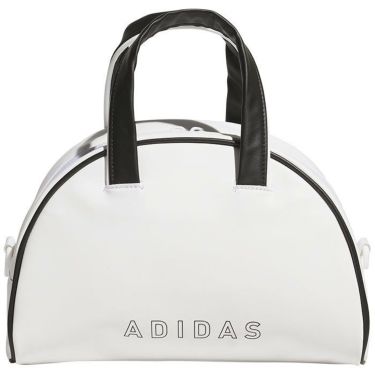 アディダス adidas　レディース スリーストライプス ミニボストンバッグ MMS65 HY1092 ホワイト/ブラック　2023年モデル 詳細1