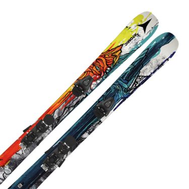 アトミック ATOMIC　BENT CH MINI 133-143cm＋ L6 GW ベントチェトラー ミニ 133-143cm Metallic Green/Purple　スキー板 ビンディングセット 2023-2024 詳細2