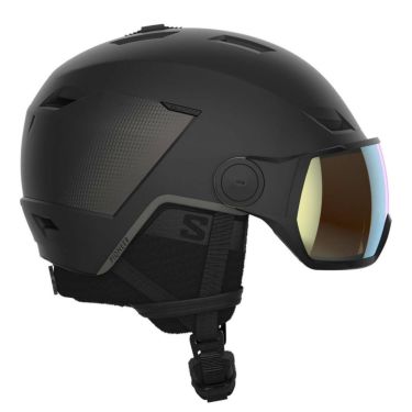 サロモン SALOMON　PIONEER LT VISOR PHOTO SIGMA パイオニア LT バイザー フォト シグマ Black　スキーヘルメット 2023-2024 詳細1