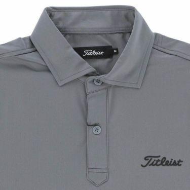 タイトリスト Titleist　メンズ ロゴプリント メッシュ 生地切替 半袖 ポロシャツ TKPMS111J　2023年モデル 詳細3