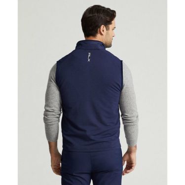 ラルフ ローレン RLX GOLF　メンズ フルジップ ベスト MNXGKNI1CM20044　2023年モデル NAVY（410） 詳細3