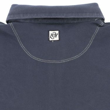 ZOY ゾーイ　レディース モチーフワッペン ストレッチ ムラ染め 半袖 ポロシャツ 071684005 詳細5