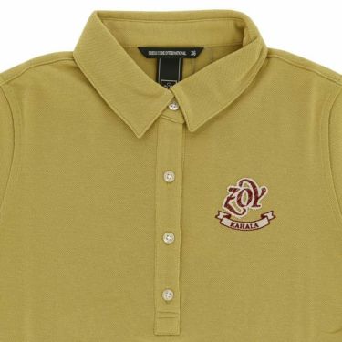 ZOY ゾーイ　レディース サンダイヤ鹿の子 デザイン刺繍 半袖 ポロシャツ 071692033 詳細3