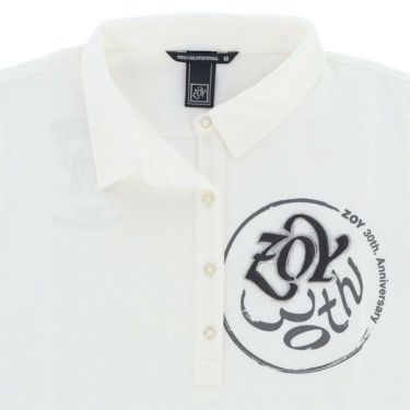 ZOY ゾーイ　レディース ロゴデザイン 30th anniversary 半袖 ポロシャツ 071719091 詳細3