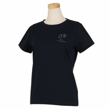 ZOY ゾーイ　レディース ロゴプリント 30th anniversary 半袖 Tシャツ 071729051 ネイビー（0085）