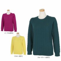 ZOY ゾーイ　レディース カシミア ケーブル編み 長袖 クルーネック セーター 071684720 詳細1