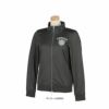 ZOY ゾーイ　レディース アンティークサテン 裏地付き ストレッチ 長袖 2WAY フルジップ ブルゾン 071694115