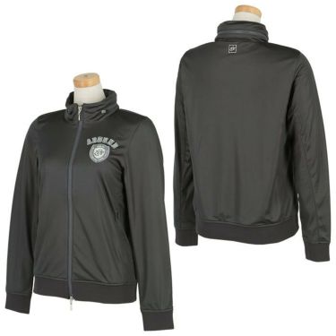 ZOY ゾーイ　レディース アンティークサテン 裏地付き ストレッチ 長袖 2WAY フルジップ ブルゾン 071694115 詳細2