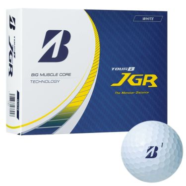 ブリヂストン TOUR B JGR 2023年モデル　ゴルフボール 1ダース（12球入り）　ホワイト ホワイト