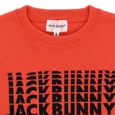 ジャックバニー Jack Bunny!!　メンズ ロゴデザイン ジャガード DRY MIX 長袖 クルーネック セーター 262-3270929　2023年モデル 詳細3