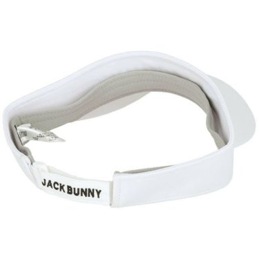 ジャックバニー Jack Bunny!!　ロゴ刺繍 サンバイザー 262-3287911 030 ホワイト　2023年モデル 詳細1
