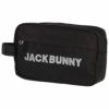 ジャックバニー Jack Bunny!!　ロゴプリント メッシュ カートポーチ 262-3284835 010 ブラック　2023年モデル ブラック（010）
