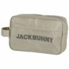 ジャックバニー Jack Bunny!!　ロゴプリント メッシュ カートポーチ 262-3284835 020 グレー　2023年モデル グレー（020）
