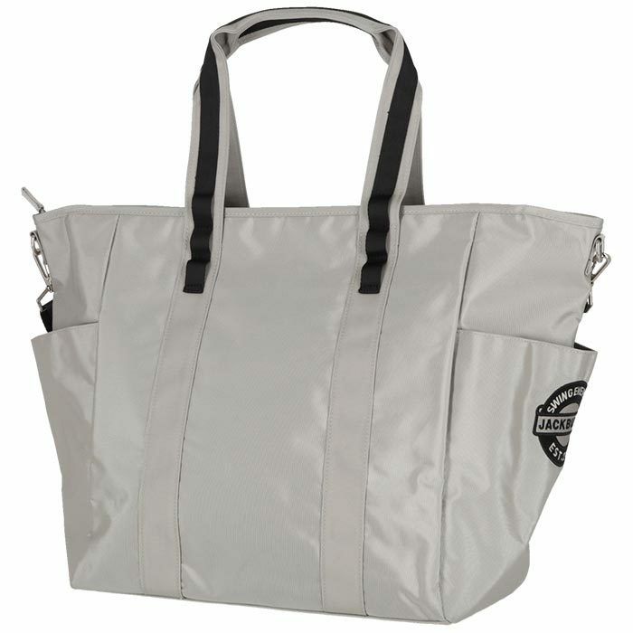 ジャックバニー Jack Bunny!!　ロゴデザイン ショルダーストラップ付き トートバッグ 262-3981700 020 グレー　2023年モデル 詳細1