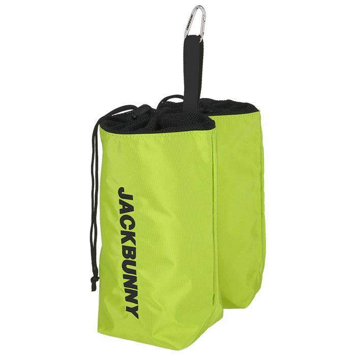 ジャックバニー Jack Bunny!!　ロゴ刺繍 シューズケース 262-3984703 060 ライム　2023年モデル ライム（060）