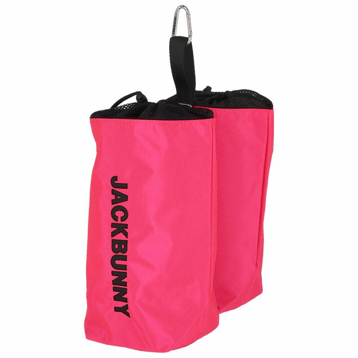 ジャックバニー Jack Bunny!!　ロゴ刺繍 シューズケース 262-3984703 090 ピンク　2023年モデル ピンク（090）