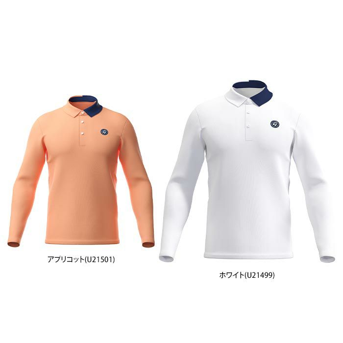 テーラーメイド TaylorMade　メンズ クラブTM 衿デザイン ベーシック 長袖 ポロシャツ TL078　2023年モデル 詳細1