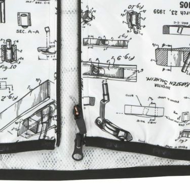 ピン PING　メンズ 撥水 防風 ピンパター柄 メッシュ裏地 ストレッチ 長袖 フルジップ ブルゾン 621-2220901　2022年モデル 詳細6