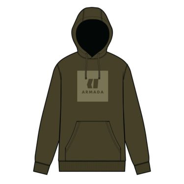 アルマダ ARMADA　スキーウェア パーカー アイコン フーディー Icon Hoodie R00540 2023-2024 Olive