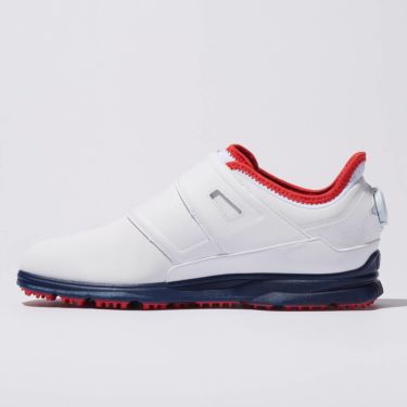 フットジョイ　スーパーライト XP ボア　メンズ スパイクレス ゴルフシューズ 58152　2023年モデル ホワイト/ネイビー/レッド(58152）　詳細1