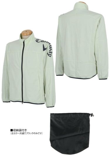 キャロウェイ Callaway　メンズ ロゴプリント スターストレッチeco 長袖 フルジップ ブルゾン C23215100　2023年モデル 詳細5