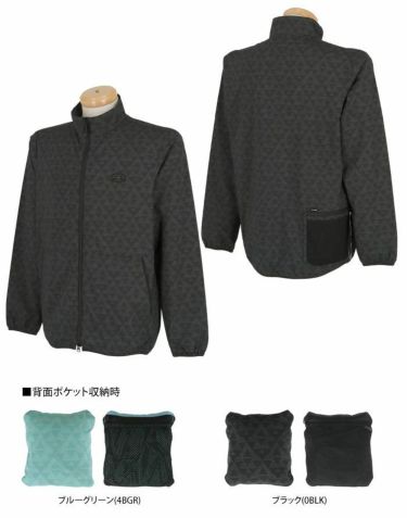 トラヴィスマシュー Travis Mathew メンズ 総柄 ストレッチ 軽量 ポケッタブル 長袖 フルジップ ジャケット 7AI001　2023年モデル 詳細2