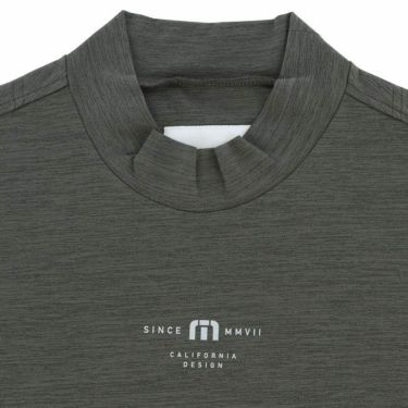 トラヴィスマシュー Travis Mathew メンズ 杢調 ロゴプリント 半袖 モックネックシャツ 7AI010　2023年モデル 詳細3