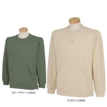 トラヴィスマシュー Travis Mathew メンズ 綿混 長袖 Vガゼット クルーネック スウェット シャツ 7AI016　2023年モデル 詳細1