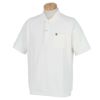 トラヴィスマシュー Travis Mathew メンズ 胸ポケット 半袖 スウェット ポロシャツ 7AI017　2023年モデル ホワイト（1WHT）