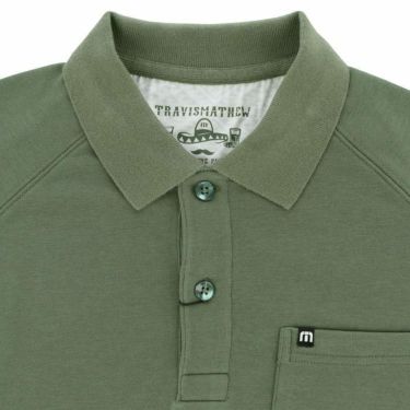 トラヴィスマシュー Travis Mathew メンズ 胸ポケット 半袖 スウェット ポロシャツ 7AI017　2023年モデル 詳細3