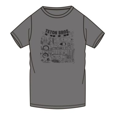 ティートンブロス TETON BROS　ウェア ティービーガレージティー TB Garage Tee TB223-49M 2022-2023 Gray