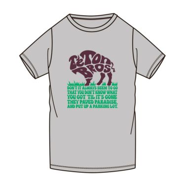 ティートンブロス TETON BROS　ウェア TBバッファローティー TB BuffaloTee TB231-81M 2023 Gray