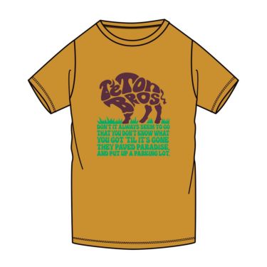 ティートンブロス TETON BROS　ウェア TBバッファローティー TB BuffaloTee TB231-81M 2023 Yellow