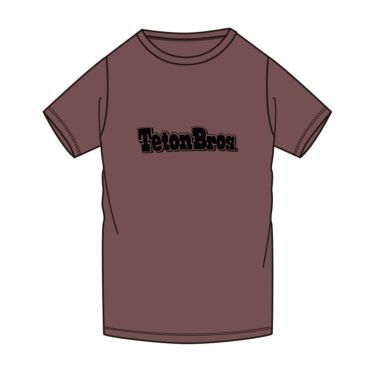 ティートンブロス TETON BROS　ウェア TBロゴティー TB Logo Tee TB231-83M 2023 W  Red