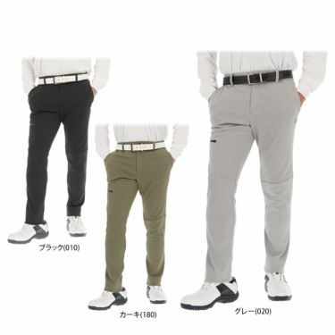 ニューバランスゴルフ　メンズ SPORT ロゴプリント ダンボールニット ストレッチ スリム ロングパンツ 012-3236004　2023年モデル 詳細1