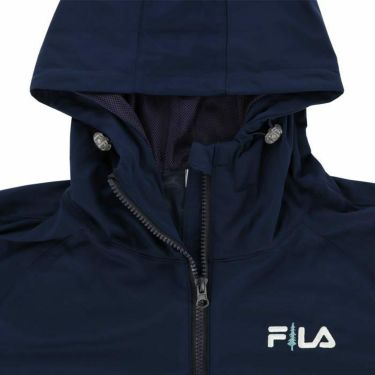 フィラ FILA　レディース 長袖 フード付き フルジップ ブルゾン & 柄切替 フルジップ 中綿 ベスト 792-206　2022年モデル 詳細2