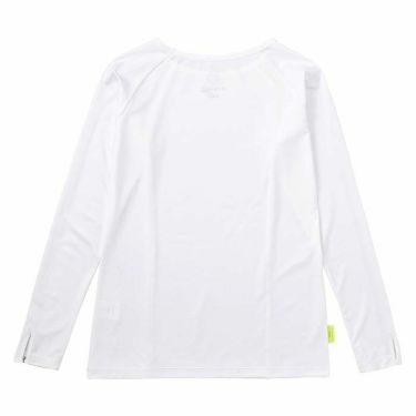 ルコック Le coq sportif　レディース RIJOUME ストレッチ ロゴプリント サイドライン 長袖 クルーネック アンダーシャツ QGWWJM10　2023年モデル 詳細2