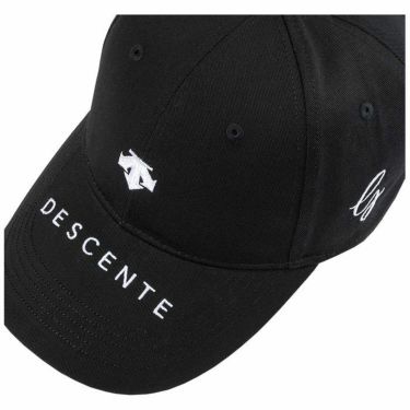 デサントゴルフ DESCENTE GOLF　メンズ コットンツイル キャップ DGBVJC01 BK00 ブラック　2023年モデル 詳細2