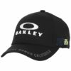 オークリー OAKLEY　メンズ OAKLEY FIXED CAP FA 23.0 グラフィック刺繍 キャップ FOS901577 02E ブラックアウト　2023年モデル ブラックアウト（02E）