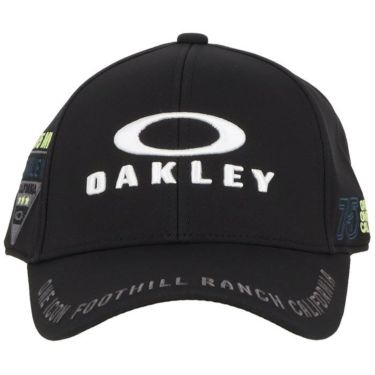 オークリー OAKLEY　メンズ OAKLEY FIXED CAP FA 23.0 グラフィック刺繍 キャップ FOS901577 02E ブラックアウト　2023年モデル 詳細1
