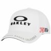 オークリー OAKLEY　メンズ OAKLEY FIXED CAP FA 23.0 グラフィック刺繍 キャップ FOS901577 100 ホワイト　2023年モデル ホワイト（100）