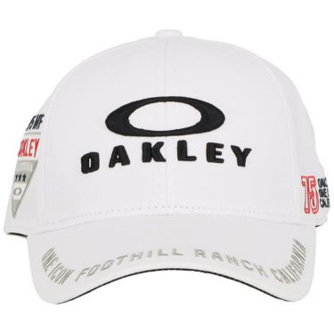 オークリー OAKLEY　メンズ OAKLEY FIXED CAP FA 23.0 グラフィック刺繍 キャップ FOS901577 100 ホワイト　2023年モデル 詳細1