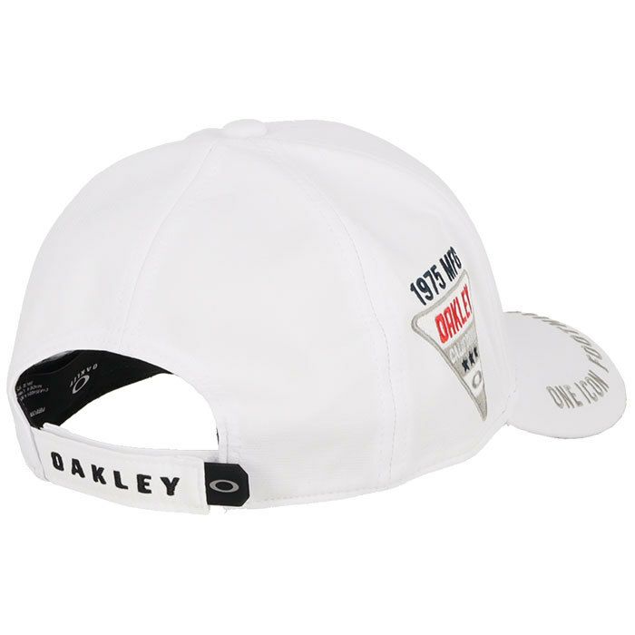 オークリー OAKLEY　メンズ OAKLEY FIXED CAP FA 23.0 グラフィック刺繍 キャップ FOS901577 100 ホワイト　2023年モデル 詳細2