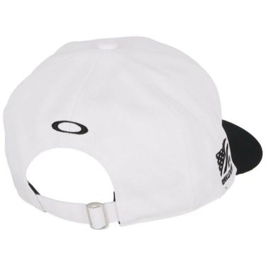 オークリー OAKLEY　メンズ OAKLEY FLAT BRIM CAP FA 23.0 モチーフ刺繍 フラットブリム キャップ FOS901578 100 ホワイト　2023年モデル 詳細2